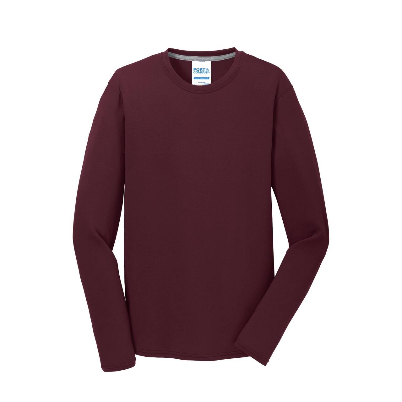 Port & Company® Long Sleeve Performance Blend T-Shirt